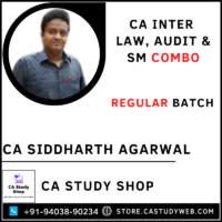 CA Siddharth Aggarwal Law Audit SM CA Inter Combo