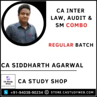 CA Siddharth Aggarwal Law Audit SM CA Inter Combo