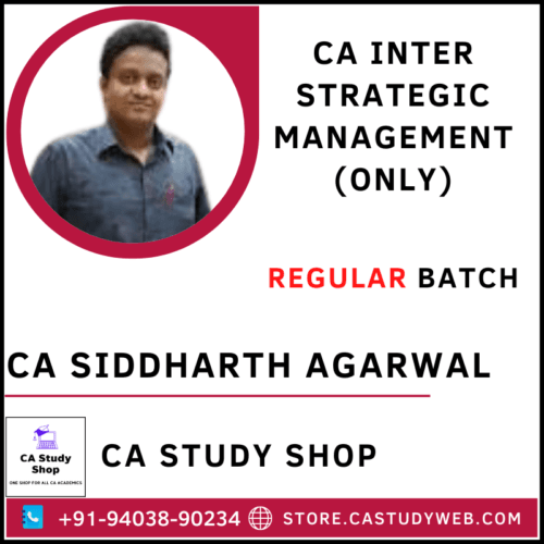 CA Siddharth Agarwal Inter SM