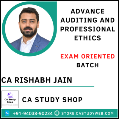 CA Rishabh Jain Final Auditing Exam Oriented Batch