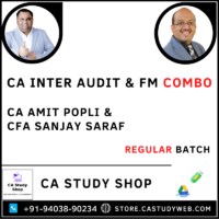 Inter Auditing FM Combo by CA Amit Popli CFA Sanjay Saraf