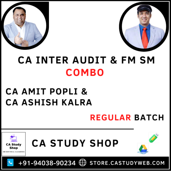 Inter Auditing FM SM Combo by CA Amit Popli CA Ashish Kalra