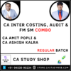 Inter Costing Auditing FM SM Combo by CA Amit Popli CA Ashish Kalra