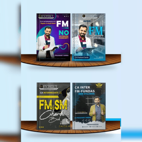 Inter FM All Book Set by CA Prashant Sarda