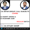 CA Inter Group II All Subjects Combo by CA Namit Arora CA Rishabh Jain