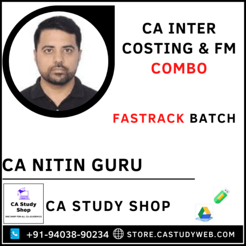 Ca Inter Costing FM Fastrack Combo by CA Nitin Guru