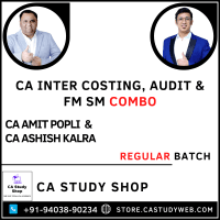 Inter Costing Auditing FM SM Combo by CA Amit Popli CA Ashish Kalra