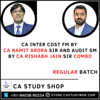 CA Inter Group II All Subjects Combo by CA Namit Arora CA Rishabh Jain
