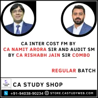 CA Inter Group II All Subjects Combo by CA Namit Arora CA Rishabh Jain