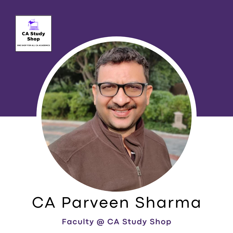 CA Parveen Sharma Faculty Info