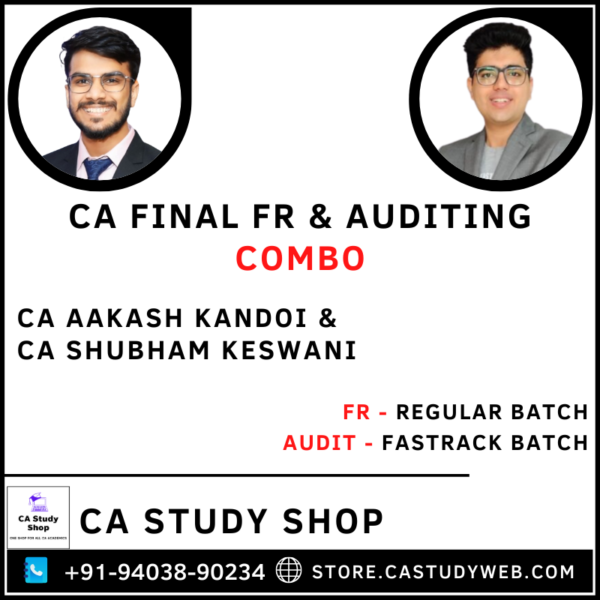 CA Aakash Kandoi CA Shubham Keswani Final FR Regular Audit Fastrack Combo