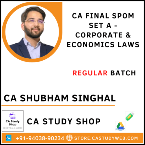 CA Shubham Singhal SPOM Set A - Laws