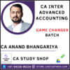 CA Anand Bhangariya Advanced Accounts Game Changer Batch