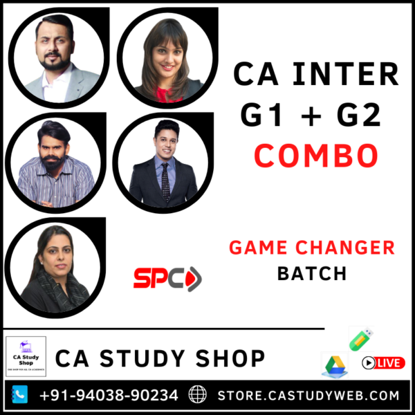 CA Inter Both Group Game Changer Combo by Swapnil Patni Classes