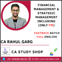 CA Rahul Garg FM SM Fastrack Full English