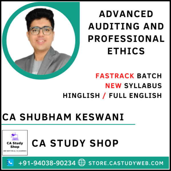 CA Shubham Keswani Audit Classes 2