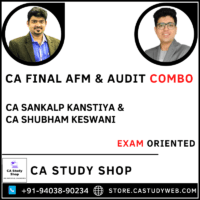 AFM Audit Fastrack Batch Combo by CA Sankalp Kanstiya CA Shubham Keswani