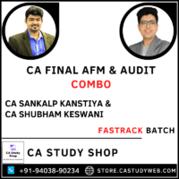 AFM Audit Fastrack Batch Combo by CA Sankalp Kanstiya CA Shubham Keswani