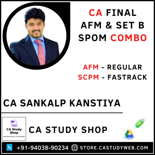 AFM Regular SPOM Set B Fastrack Combo by CA Sankalp Kanstiya