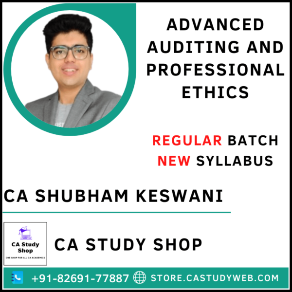 CA Shubham Keswani Audit Classes 1