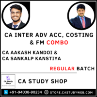 CA Aakash Kandoi CA Sankalp Kansitya Inter Adv Acc Costing FM Combo