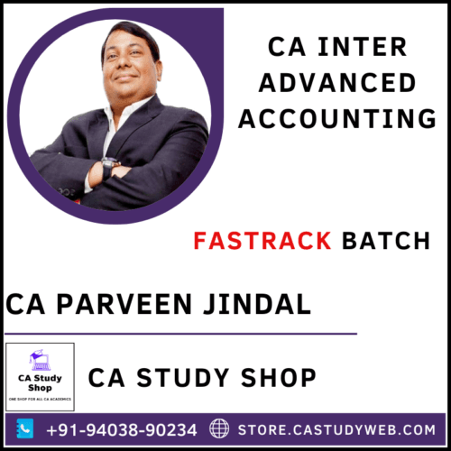 CA Parveen Jindal Advanced Accounts Fastrack