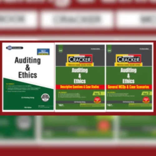 CA Pankaj Garg Inter Audit Main and Cracker Book Combo