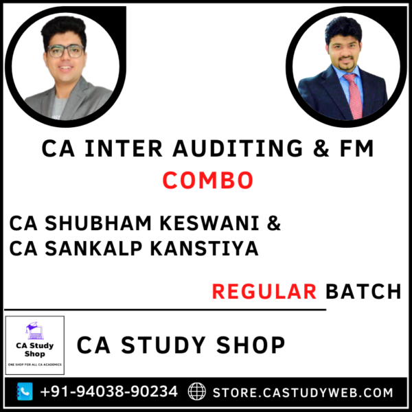 CA Shubham Keswani CA Sankalp Kanstiya Auditing FM Combo