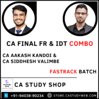 CA Final FR IDT Exam Oriented Batch Combo by CA Aakash Kandoi and CA Siddhesh Valimbe