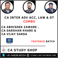 Inter Adv Acc Law DT Fastrack Batch Combo by Ekatvam Academy