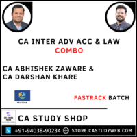 Inter Adv Acc Law Fastrack Batch Combo by Ekatvam Academy