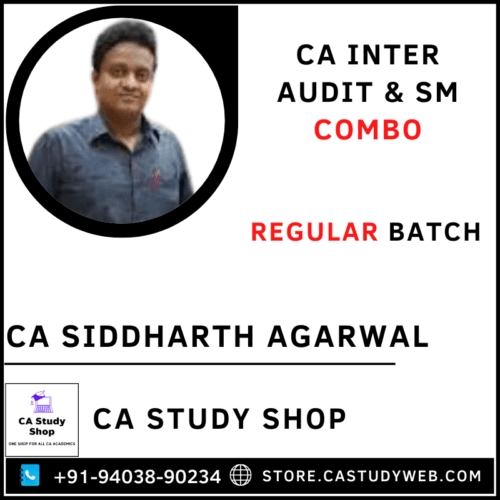 CA Siddharth Aggarwal Inter Audit SM Combo