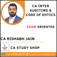 CA Rishabh Jain Inter Auditing Exam Oriented Fastrack Batch