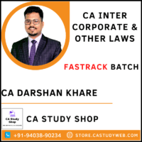 CA Darshan Khare Inter Law Fastrack Batch