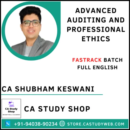 CA Shubham Keswani Final Audit Fastrack Full English