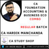 CA Foundation Accounting Buss Eco Combo by CA Hardik Manchanda