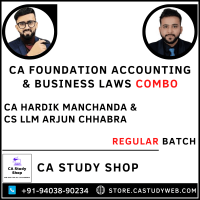 CA Foundation Accounting Buss Laws Combo by CA Hardik Manchanda