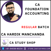 CA Hardik Manchanda Foundation Accounts Full Course