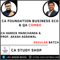 CA Foundation Business Eco QA Combo by CA Hardik Manchanda Prof. Akash Agrawal