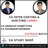 CA Sankalp Kanstiya CA Shubham Keswani Costing Auditing Fastrack Batch Combo