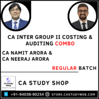 Ca Inter Group II Costing Auditing Combo by CA Namit Arora CA Neeraj Arora