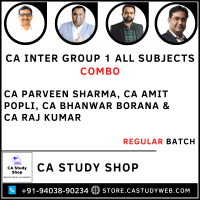 CA Inter Group I Combo by CA Parveen Sharma CA Amit Popli CA Bhanwar Borana CA Raj Kumar