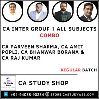 CA Inter Group I Combo by CA Parveen Sharma CA Amit Popli CA Bhanwar Borana CA Raj Kumar