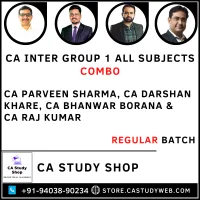CA Inter Group I Combo by CA Parveen Sharma CA Darshan Khare CA Bhanwar Borana CA Raj Kumar