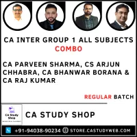CA Inter Group I Combo by CA Parveen Sharma CS Arjun Chhabra CA Bhanwar Borana CA Raj Kumar