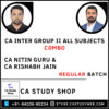 Ca Inter Group II All Subjects Combo by CA Nitin Guru CA Rishabh Jain