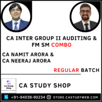 Ca Inter Group II Auditing FM SM Combo by CA Namit Arora CA Neeraj Arora