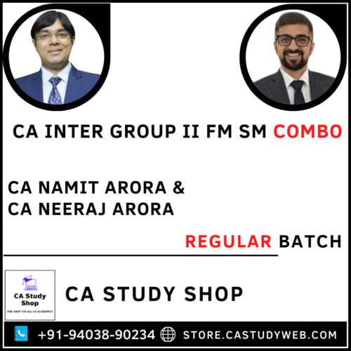 Ca Inter Group II FM SM Combo by CA Namit Arora CA Neeraj Arora