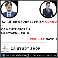 CA Namit Arora CA Swapnil Patni Inter Group II FM SM Combo