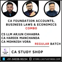 CA Foundation Accounts, Business Laws & Business Economics Combo by CA Hardik Manchanda, CS LLM Arjun Chhabra & CA Mohnish Vora